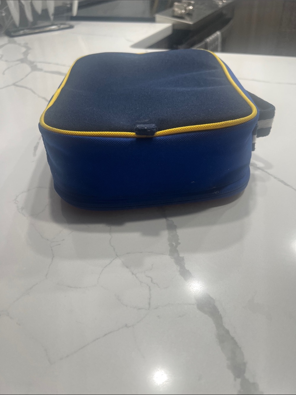 Polo by Ralph Lauren Red lunch Bag with Blue Trim - Picture 6 of 8